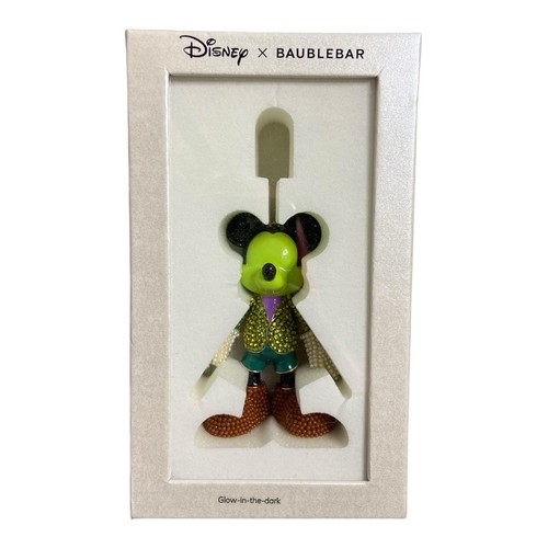 Baublebar Disney Halloween FRANKIE Glow In The Dark Bag Charm Bag Clip New NIB