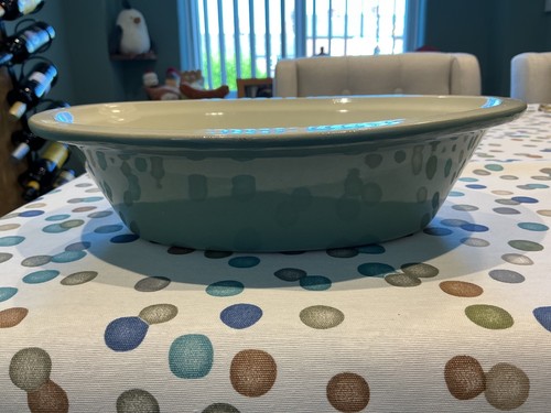 DENBY MANOR GREEN 2 PINT PIE DISH STONEWARE TABLEWARE EXCELLENT CONDITION - Picture 2 of 14