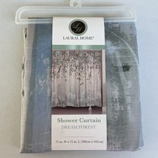 Laural Home Dream Forest Shower Curtain 100% Polyester 71 in x 72 in New