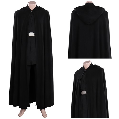 TV Wars Battlefront Luke Skywalker Cosplay Costume Halloween Luke Black fullset - Picture 3 of 12