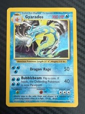 Pokémon TCG Gyarados Base Set 6/102 Holo Unlimited Holo Rare DMG