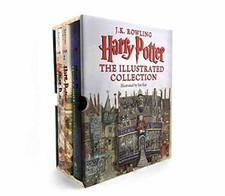 Harry Potter: The Illustrated - Hardcover, by Rowling J. K. - Acceptable