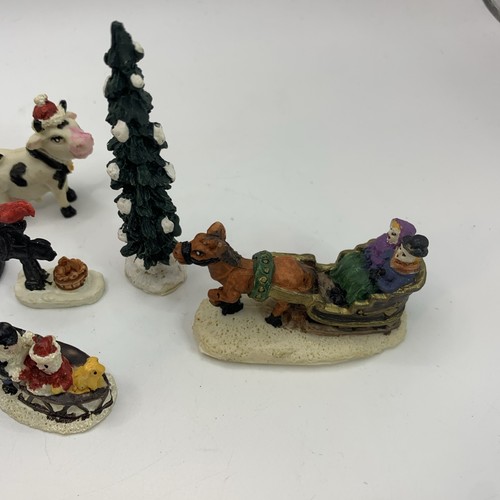 Lemax Village Christmas Theme verschiedene Figuren 11 Stück gespielt top - Bild 9 von 17