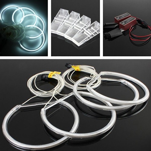 Xenon Headlight SMD LED Angel Eyes Halo Rings Replace For BMW E39 E46 3 5 Series - Picture 3 of 11