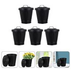 5Pcs Decorative Small Trash Cans Desktop Mini Trash Bins Tiny Garbage Holders