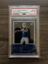 Josh Allen 2018 Donruss Elite Series Rookies RC PSA 10 #ESR4