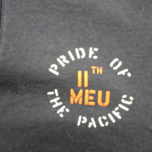 Vintage Navy Pride of the Pacific II MEU Sweatshirt Jerzees Small Military 90s - Bild 2 von 8