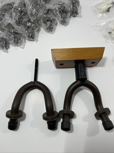 Juego de 8 bases de madera para guitarra/bajo de montaje en pared - Imagen 5 de 5