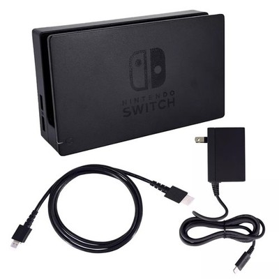 Original Nintendo Switch Charging Dock+AC Adapter Power Cable+HDMI CABLE Set TV