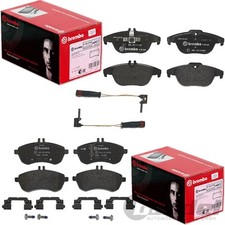 BREMBO BREMSBELÄGE VORNE + HINTEN für MERCEDES C-KLASSE W204 + E-KLASSE A207