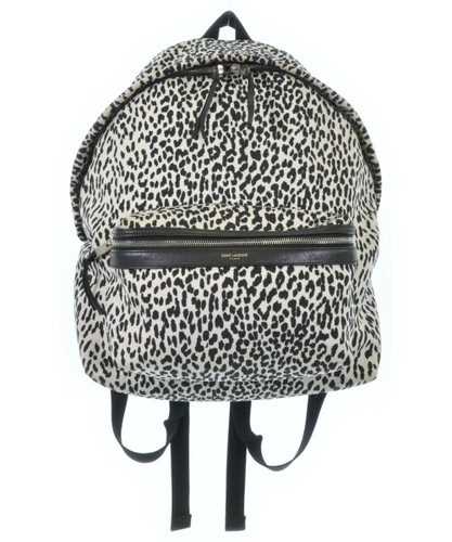 SAINT LAURENT PARIS Backpacks WhitexBlack(Patterned) 2200607038057 - Picture 1 of 9