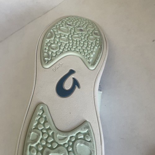 Zapatos OluKai para mujer talla 8,5 gris pálido musgo pálido Hale'iwa sin cordones nuevos con etiquetas - Imagen 5 de 6