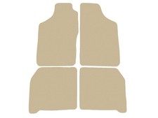 Veloursfußmatten für VW Polo II 86c, 86c2f 1981-1994 , Beige x14 Rand