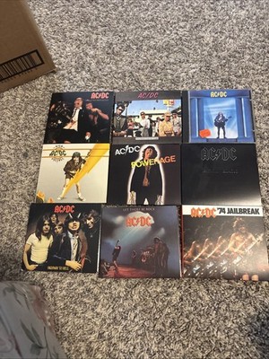 AC/DC 9 CD LOT Jailbreak Back Black Dirty Deeds Highway Hell Who Made Let There