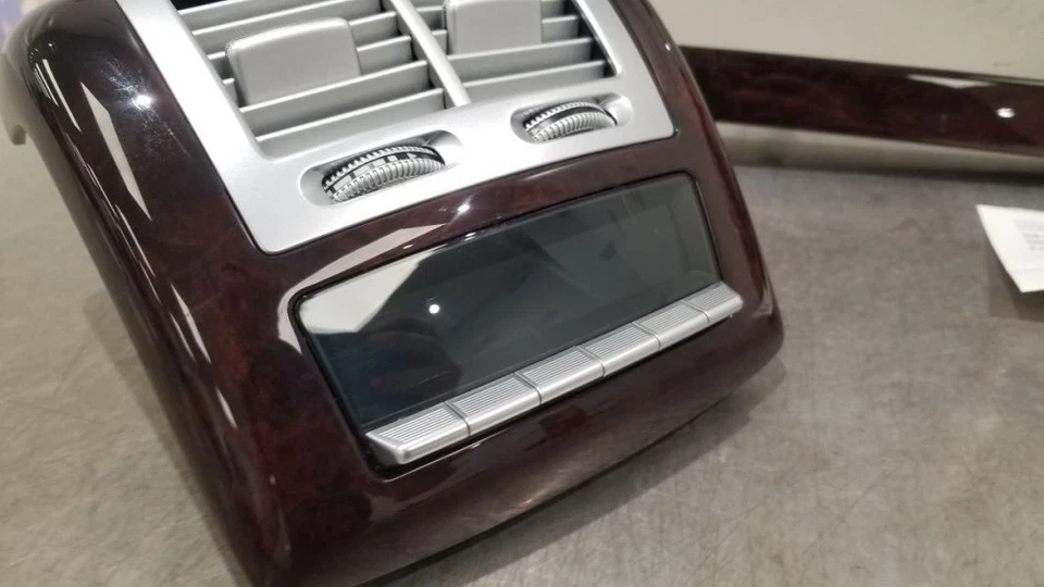 07 MERCEDES BENZ S600 W221 CONSOLA MADERA GRANO MOLDURA BISEL CON MANDOS Foto 2 de 4