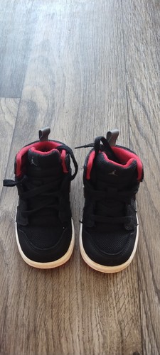 Nike Air Jordan 1 Retro Jungen schwarz Sportschuhe Sehr guter Zustand Kleinkind Kinder Größe 5C - Bild 3 von 11