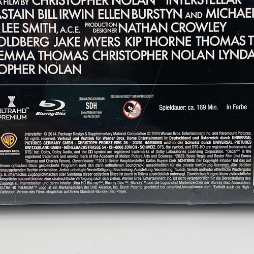 Interstellar 10th Anniversary 4K Blu-Ray (German Collector's Edition) W/ English - Imagen 7 de 14