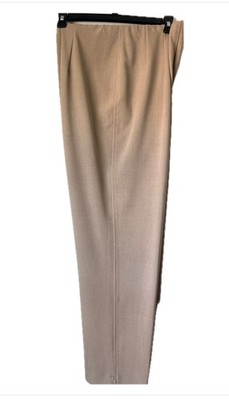 Sigrid Olsen Essentials Pants, Women's 10P, Beige, Side Zipper
