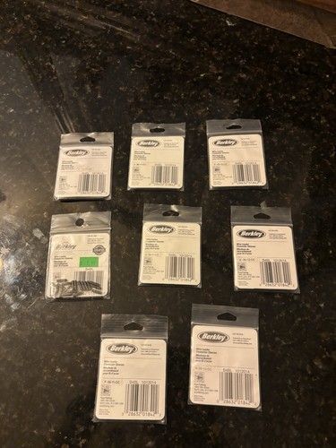 8 Packs of 25 Berkley Wire Leader Connector Sleeves Size 4 60-80 lb. 200 TOTAL - Picture 2 of 2