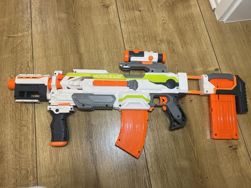 NERF N-Strike Elite XD Modulus ECS-10 Blaster mit vollständigem Zubehör, geprüft - Bild 2 von 2