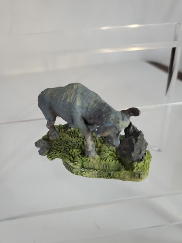 Miniature Safari Animal African Water Buffalo Zebra Tiger Figurines 2.5X1.5" Lot - Picture 4 of 7