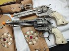 1950's Leslie Henry Gene Autry Cap Guns Ranch Outfit w/ Original Box — photo 5