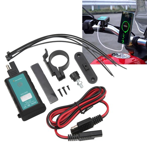 *´ Motorcycle Fast 1224V IP66 Waterproof With 1m Cable SAE To USB TypeC - Photo 2 sur 12