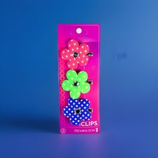 Girls Polka Dot Hair Clips Women Flower Floral Hair Pins Fashion Accessories