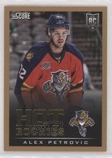 2013-14 Panini Rookie Anthology Score Update Gold Alex Petrovic #740 0q3