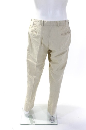 Bills Khakis Mens Straight Leg Mid Rise Khaki Pants Yellow Cotton Size 35 - Picture 3 of 5