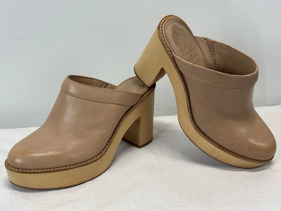 Zuecos Kimberly Whitman X Antonio Melani para mujer 8,5 zapatos tostados camelia tostadas Foto 2 de 4