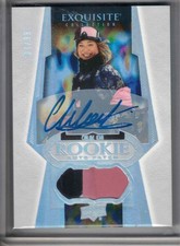2021 UD Goodwin Champions Exquisite Chloe Kim Rookie auto /99 card SNOWBOARDING