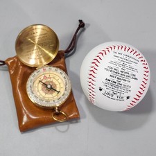 Grandchild Keepsake Gift Inspirational Granddaughter Compass Grandson Baseball