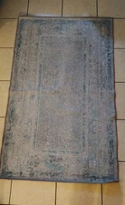 Ruggable Washable Kamran Blue Quartz Flatwoven Rug, 3'x5' , No Pad, MSRP $109