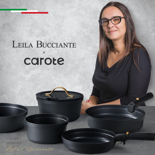 CAROTE 20pcs Pots and Pans Set Non Stick, Nonstick Cookware Set, Dishwasher/O… image