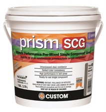 CUSTOM Prism SCG Single Component Grout, 1 Gallon - Chateau- TDS-454