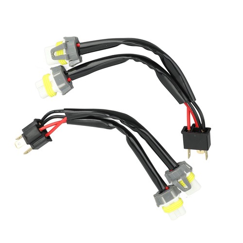 New Headlight Splitter Wire Male H4 9003 To 9005 9006 Female Conversion Wire - Picture 6 of 12