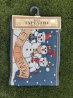 New Windham Weavers Tapestry Table Runner Let it Snow Holiday 13”X 72”