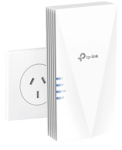 TP-LINK RE500X AX1500 Wireless Range Extender Dual Band Gigabit OneMesh Wi-Fi 6