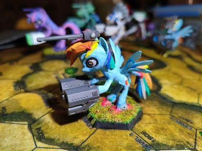My Little Proxy - Rainbow Dash - Unseen Marauder Battletech Proxy