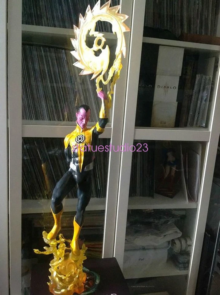 Figura Estatua Sideshow Collectibles 300217 Linterna Verde Sinestro Formato Premium Foto 4 de 4