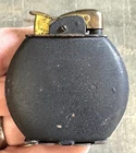 Vintage Evans SPITFIRE 19023 WW2 Era Military Round Pocket Lighter