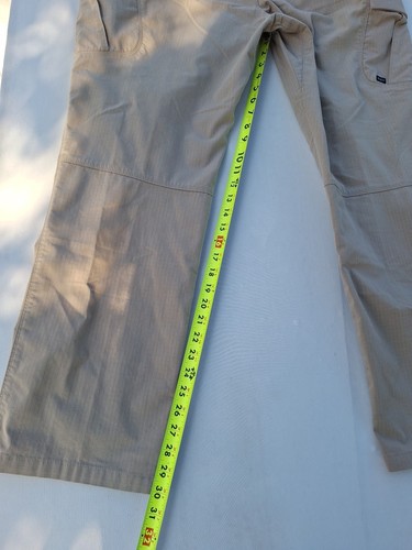 511 Tactical Mens Pants Stryke Size 38x32 Coyote Cargo Ripstop Double Knee - Picture 21 of 21