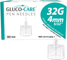 Pen Tips 32G X 4Mm, Universal Fit, 100/Bx, Sterile, Comfort