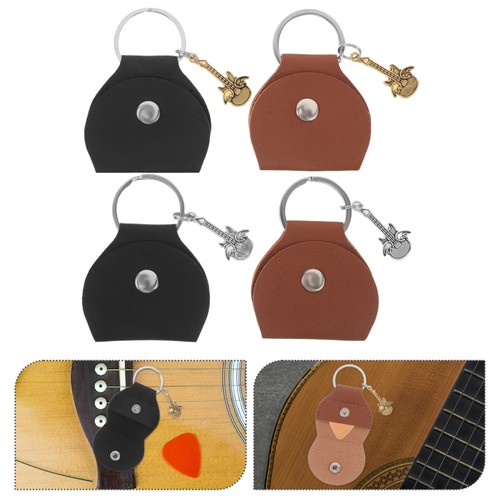  4pcs Guitar Pick Holder: Pick Storage Case - Guitar Plectrum Organizer - - Picture 7 of 12