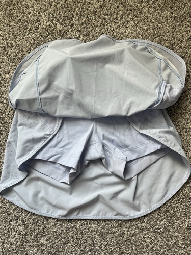 Lululemon Hotty Hot High-Rise Skirt Long Pastel Blue Gravel Dust Size 2 W8AF2T - Picture 3 of 8