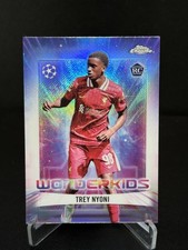 Trey Nyoni RC Wonderkids 2024-25 TOPPS Chrome UEFA Club Competitions Liverpool