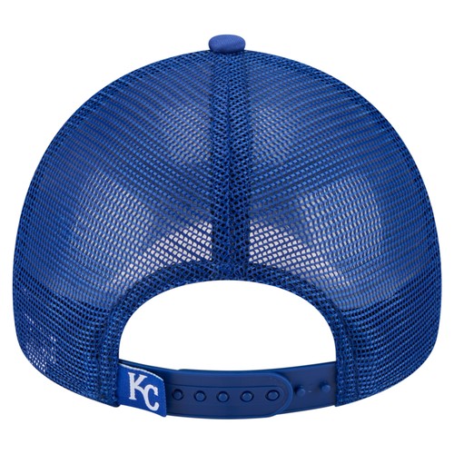 Kleinkind New Era weiß/royal Kansas City Royals bemalt A-Rahmen 9FORTY Trucker - Bild 4 von 5