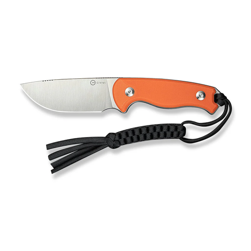 Civivi Coltelli Corteccia di Legno Lama Fissa C23094-2 Arancione G10 14C28N Coltello - Foto 2 di 8