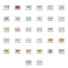 Creative Heart Letter Elements Individualized Charm For Trendy Bracelet Crafting